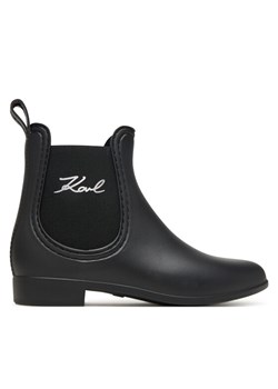 KARL LAGERFELD Kalosze KL94775 Czarny - id: 0000305614117 - marki Karl Lagerfeld - 185585886 KARL LAGERFELD Kalosze KL94775 Czarny ze sklepu MODIVO w kategorii Kalosze damskie - zdjęcie 185585886