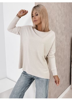 sweter tromso beżowy one size ze sklepu UBRA w kategorii Swetry damskie - zdjęcie 185586838