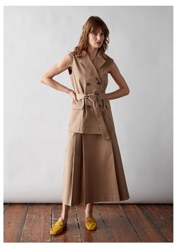 STEFANEL Kamizelka w kolorze jasnobrązowym ze sklepu Limango Polska w kategorii Kamizelki damskie - zdjęcie 185587129