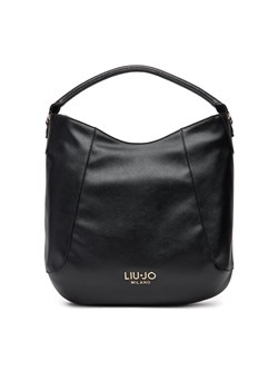Torebka Liu Jo Esc M Hobo AF5053 E0058 Czarny ze sklepu eobuwie.pl w kategorii Torby Shopper bag - zdjęcie 185587228