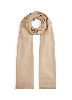 Szal Tommy Hilfiger Monogram AW0AW17789 Beżowy ze sklepu eobuwie.pl w kategorii Szaliki i chusty damskie - zdjęcie 185587275