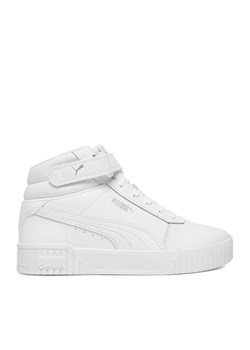 Sneakersy Puma C-CARINA 2.0 MID JR 38737602 Biały ze sklepu eobuwie.pl w kategorii Buty sportowe dziecięce - zdjęcie 185587345