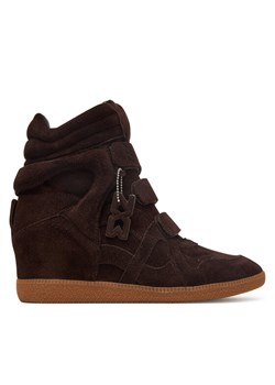 Nokwol Sneakersy Demmi Brązowy ze sklepu MODIVO w kategorii Buty sportowe damskie - zdjęcie 185588548