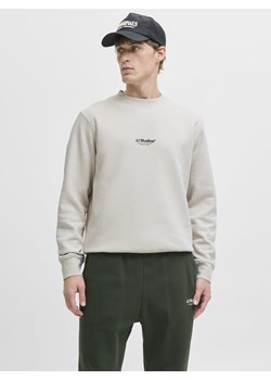 Jack & Jones Bluza męska - JJEsoho Mężczyźni Materiał dresowy beżowy jednolity - id: 762574-0002-09900 - marki Jack & Jones - 185589608 Jack & Jones Bluza męska - JJEsoho Mężczyźni Materiał dresowy beżowy jednolity ze sklepu vangraaf w kategorii Bluzy męskie - zdjęcie 185589608