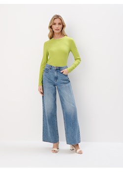 Mohito - Dopasowana limonkowa bluzka - neonowy ze sklepu Mohito w kategorii Bluzki damskie - zdjęcie 185589889