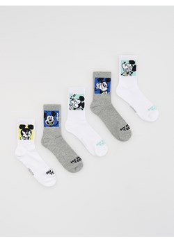 Reserved - Skarpetki Mickey Mouse 5 pack - biały ze sklepu Reserved w kategorii Skarpetki dziecięce - zdjęcie 185590645