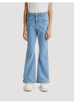 Reserved - Jeansy flare high waist - niebieski ze sklepu Reserved w kategorii Spodnie dziewczęce - zdjęcie 185590729