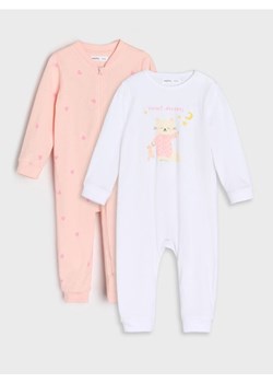 Sinsay - Śpiochy 2 pack - biały ze sklepu Sinsay w kategorii Odzież dla niemowląt - zdjęcie 185591875