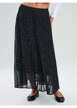 Sinsay - Spódnica maxi w kropki - czarny ze sklepu Sinsay w kategorii Spódnice - zdjęcie 185591885