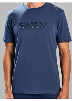 Sinsay - Koszulka z nadrukiem - niebieski ze sklepu Sinsay w kategorii T-shirty męskie - zdjęcie 185591978