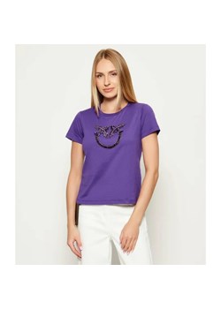 Pinko T-shirt QUENTIN | Regular Fit ze sklepu Gomez Fashion Store w kategorii Bluzki damskie - zdjęcie 185594197
