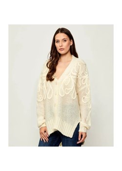 DONDUP - made in Italy Kardigan | Oversize fit | z dodatkiem wełny ze sklepu Gomez Fashion Store w kategorii Swetry damskie - zdjęcie 185594245