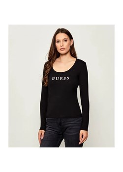 Guess Underwear Bluzka NEW CARRIE | Slim Fit - id: GB255W000010046 - marki Guess - 185594249 Guess Underwear Bluzka NEW CARRIE | Slim Fit ze sklepu Gomez Fashion Store w kategorii Bluzki damskie - zdjęcie 185594249