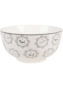 Clayre &amp; Eef Miska w kolorze czarno-białym - 500 ml ze sklepu Limango Polska w kategorii Naczynia - zdjęcie 185596529