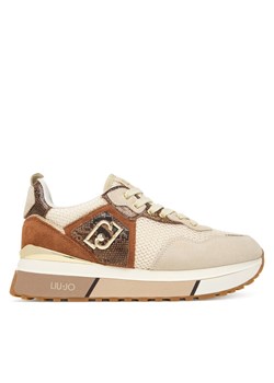 Sneakersy Liu Jo Maxi Wonder BF5009 PX684 Beżowy ze sklepu eobuwie.pl w kategorii Buty sportowe damskie - zdjęcie 185596638