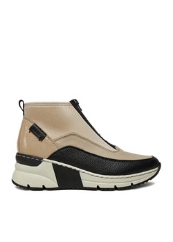 Sneakersy Rieker N6352-60 Beżowy ze sklepu eobuwie.pl w kategorii Buty sportowe damskie - zdjęcie 185596645