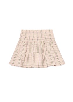 Cropp - Beżowa spódnica mini w kratę - beżowy ze sklepu Cropp w kategorii Spódnice - zdjęcie 185597456
