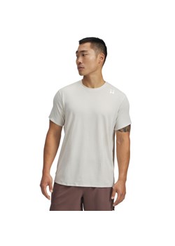 Męska koszulka treningowa Under Armour UA Halo Vent SS - biała ze sklepu Sportstylestory.com w kategorii T-shirty męskie - zdjęcie 185598889