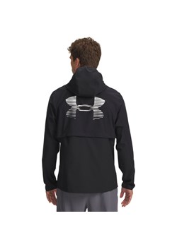 Męska kurtka do biegania Under Armour UA Velociti Pro Storm Jacket - czarna ze sklepu Sportstylestory.com w kategorii Kurtki męskie - zdjęcie 185598896