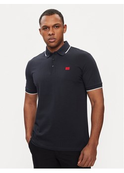 Hugo Polo Deresino232 50490775 Granatowy Slim Fit ze sklepu MODIVO w kategorii T-shirty męskie - zdjęcie 185598916