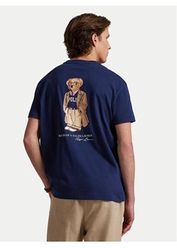 Polo Ralph Lauren T-Shirt 710974585001 Granatowy Custom Slim Fit ze sklepu MODIVO w kategorii T-shirty męskie - zdjęcie 185598927