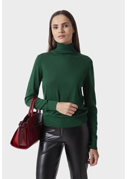 Cienki zielony golf ze sklepu Molton w kategorii Swetry damskie - zdjęcie 185599498