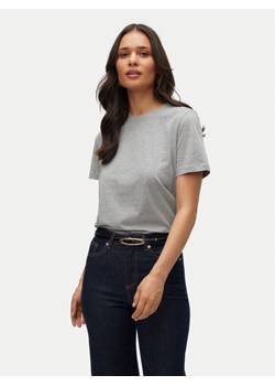 Vero Moda T-Shirt Paulina 10316991 Szary Regular Fit ze sklepu MODIVO w kategorii Bluzki damskie - zdjęcie 185599998