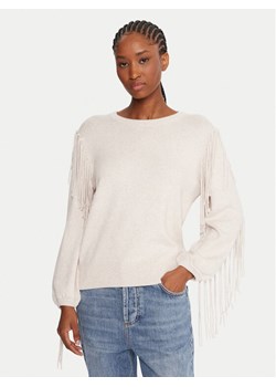 Marella Sweter Falco 2525366281000 Beżowy Regular Fit ze sklepu MODIVO w kategorii Swetry damskie - zdjęcie 185600007