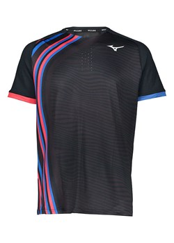 Mizuno Koszulka funkcyjna &quot;Shadow&quot; w kolorze czarno-niebiesko-czerwonym ze sklepu Limango Polska w kategorii T-shirty męskie - zdjęcie 185600756