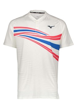 Mizuno Funkcyjna koszulka polo w kolorze biało-czerwono-niebieskim ze sklepu Limango Polska w kategorii T-shirty męskie - zdjęcie 185600758
