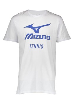 Mizuno Koszulka sportowa &quot;Tennis Big MRB&quot; w kolorze białym ze sklepu Limango Polska w kategorii T-shirty męskie - zdjęcie 185600766