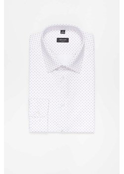 KOSZULA CORSINI 3326E DŁUGI RĘKAW SLIM FIT BIAŁA Z BAWEŁNĄ ze sklepu Recman w kategorii Koszule męskie - zdjęcie 185601516