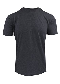 Męski T-Shirt Jednokolorowy - Brave Soul - Grafitowy TSBRSSS25fresherCHARCOAL ze sklepu JegoSzafa.pl w kategorii T-shirty męskie - zdjęcie 185601667