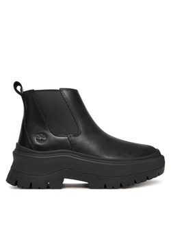 Sztyblety Timberland Roxie lane Mid TB0A28XMW021 Czarny ze sklepu eobuwie.pl w kategorii Botki - zdjęcie 185602355