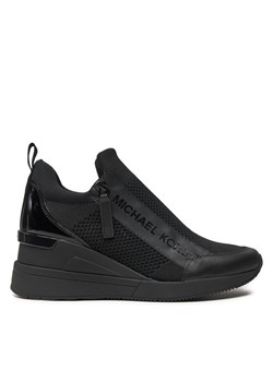 MICHAEL Michael Kors Sneakersy Wills Wedge Trainer 43S2WIFS1D Czarny ze sklepu MODIVO w kategorii Buty sportowe damskie - zdjęcie 185602829