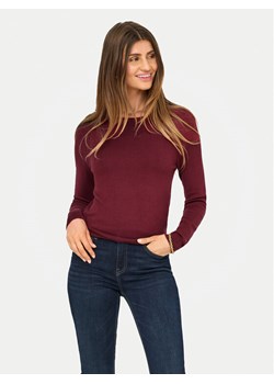 ONLY Sweter Venice 15333989 Bordowy Regular Fit ze sklepu MODIVO w kategorii Swetry damskie - zdjęcie 185602916