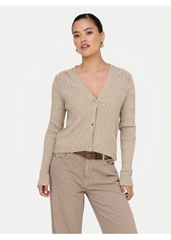 ONLY Kardigan Katia 15310902 Brązowy Regular Fit ze sklepu MODIVO w kategorii Swetry damskie - zdjęcie 185602929