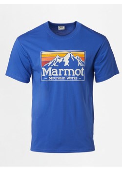 Marmot Koszulka &quot;Gradient&quot; w kolorze niebieskim ze sklepu Limango Polska w kategorii T-shirty męskie - zdjęcie 185605248