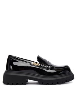 Loafersy Liu Jo Wanda 09 4F5021 EX004 M Czarny ze sklepu eobuwie.pl w kategorii Półbuty dziecięce - zdjęcie 185605379