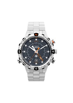 Zegarek Timex Expedition Tide-Temp-Compass TW2Y12900 Srebrny ze sklepu eobuwie.pl w kategorii Zegarki - zdjęcie 185605395