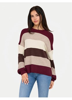 ONLY Sweter Atia 15220044 Fioletowy Regular Fit ze sklepu MODIVO w kategorii Swetry damskie - zdjęcie 185606225
