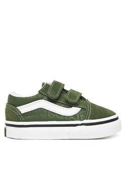 Vans Tenisówki Old Skool V VN000EE1Z3R1 Khaki ze sklepu MODIVO w kategorii Trampki dziecięce - zdjęcie 185606235