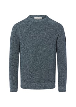 Tom Tailor Denim Męski sweter z dzianiny Mężczyźni Bawełna niebieski marmurkowy ze sklepu vangraaf w kategorii Swetry męskie - zdjęcie 185607515