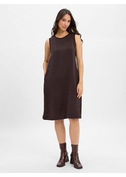 Opus Damska sukienka letnia - Wemba Kobiety czekoladowy jednolity ze sklepu vangraaf w kategorii Sukienki - zdjęcie 185607545