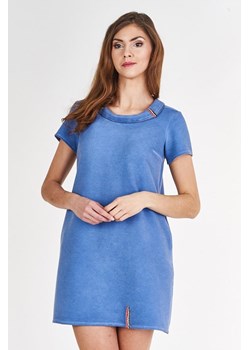 Sukienka FSU679 JEANSOWY jeans ze sklepu fokus.pl w kategorii Sukienki - zdjęcie 185611926