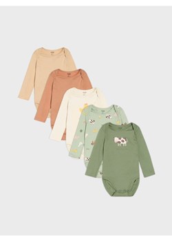 Sinsay - Body 5 pack - zielony ze sklepu Sinsay w kategorii Body niemowlęce - zdjęcie 185615666