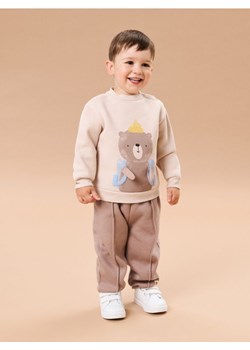 Sinsay - Bluza crewneck z nadrukiem - kremowy ze sklepu Sinsay w kategorii Bluzy i swetry - zdjęcie 185615679