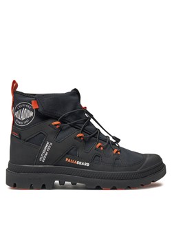 Trapery Palladium Pampa Lite+ Explor Wp+ 74383-008-M Czarny ze sklepu eobuwie.pl w kategorii Workery damskie - zdjęcie 185616025
