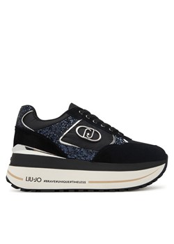 Sneakersy Liu Jo Plus 01 BF5011 PX078 Czarny ze sklepu eobuwie.pl w kategorii Buty sportowe damskie - zdjęcie 185616057