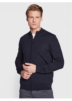 Boss Kardigan Balonso_L 50476347 Granatowy Regular Fit ze sklepu MODIVO w kategorii Swetry męskie - zdjęcie 185616355